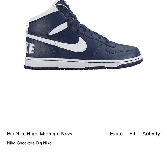 Nike Big Nike High “Midnight-Navy” - Picture 6 of 6